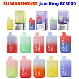 E-Zigaretten-Puffs 5000 Jam King BC5000 Vaper Einweg-Vape-Mod 13 ml Vorgefüllter 650-mAh-Batteriestift Wiederaufladbare Elfbars Vaper Desechable Lost Mary