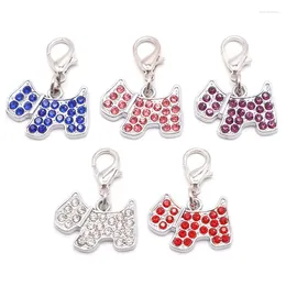 Dog Tag Rhinestone Pet Jewelry Pendant Accessories Design Collar Charm Products For Dogs Collars
