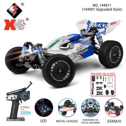 WLtoys Rc car 144011 114 4WD LED Toys 144001 Upgraded Style boys Remote Control Drift Off road Game Racing Model Kids Gift 240106