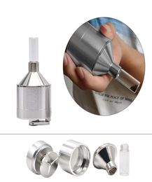 hand metal Smoking Accessories Herb Grinder 56MM90MM all aluminum manual smoke1862209