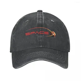 Ball Caps Casual Denim Spacex Mars Exploration Baseball Cap Women Hats Adjustable Casquette