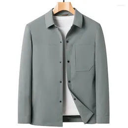 Men's Jackets 2024 Jacket Spring And Autumn Thin Casual Short High-end Lapel Fashion Top