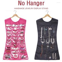 Jewellery Pouches Hanging Storage Bag Holder Necklace Bracelet Earring Ring Display Organisers And Box (No Hanger)