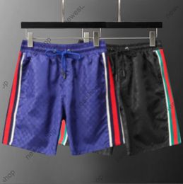 24SS Summer designer Luxury Mens shorts Beach Pants men letter printing short pant casual cotton striped patchwork mesh swimming trunks breeches