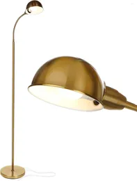 Floor Lamps LED Lamp Free Standing Corner Pole Light With Adjustable Gooseneck Tall Bright Skinny For Office Desk Living Room