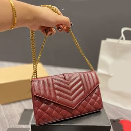 Quality Top caviar Designers Leather women classic 10A crossbody Luxury handbags clutch purses shoulder bags ladies brand tote Flap Wallet Golden Chain Bag