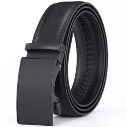 Belts Men Metal Automatic Buckle Brand High Quality Leather Trouser For Famous Luxury Work Business Strap