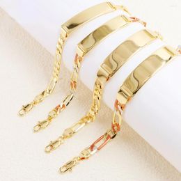 Charm Bracelets Ruixi Zodiac Cicret Anklet And Bracelet Gold Plated Copper Alloy 18k Men's Personalised Gift