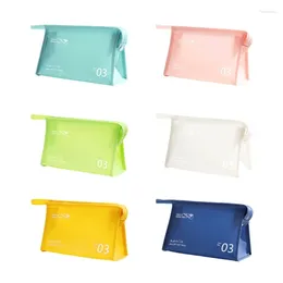 Cosmetic Bags Women Waterproof PVC Jelly Makeup Bag Large Capacity Travel Toiletry Lady Casual Summer Beach Swimming Tote Purse