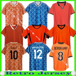 1988 Retro GULLIT Van Basten Soccer Jerseys 97 98 94 BERGKAMP 96 97 98 Rijkaard DAVIDS football shirt Seedorf Kluivert CRUYFF Sneijder Vintage uniforms