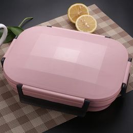 Boxes&Bags 304 Stainless Steel Thermos Lunch Box for Kids Gray Bag Set Bento Box Leakproof Japanese Style Food Container Thermal Lunchbox C18