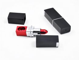 Retail Whole Secretive Metal Smoking Pipe Diversion Magic Lipstick Portable Cleaner Accessory Philtre Tips Mix Color5083352