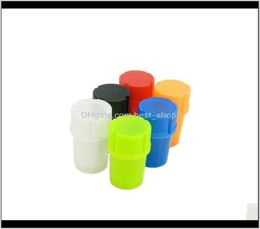 Other Household Sundries Home Garden Drop Delivery 2021 Plastic Tobacco Spice Herb Grinder Crusher 3 Parts Mills Smoking Accessori9986327