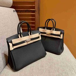 Designer Woman Handbag All Manual Wax Thread Sewing Bk25/30 Genuine Leather Bag Togo Elephant Grey Gold Brown Epsom with logo B K