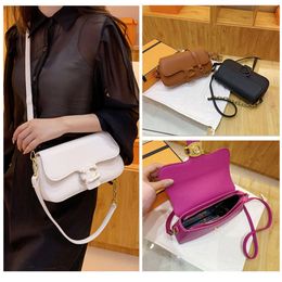 High Leather Commuting Underarm Bag Soft for Women's Handbag New Fashionable and Versatile One Shoulder Bags Crossbody Small Square Bag