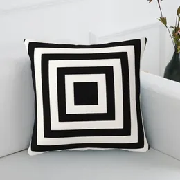 Pillow Sofa Cover Modern Nordic Style Geometric Pattern Pillowcase Stylish Home Decor For Bedding Office S Outdoor