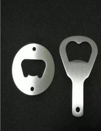 Stainless Steel Bottle Opener Part With Countersunk Holes Round Shaped Metal Strong Polished Bottle Opener Insert Parts4016453