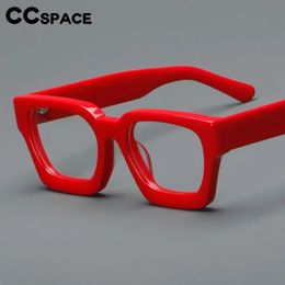 56992 Square Acetate Optical Glasses Frames Women Vintage Universal Prescription Spectacles Frame Trend Transparent Eyewear 240108