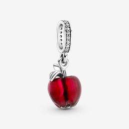 100 925 Sterling Silver Murano Glass Red Apple Dangle Charms Fit Original European Charm Bracelet Fashion Women Wedding Engagemen1536462