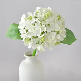 Decorative Flowers 1Pc Real Touch Artificial Hydrangea Flower Bouquet Silk For Wedding Party Decorations Home Living Room Decor