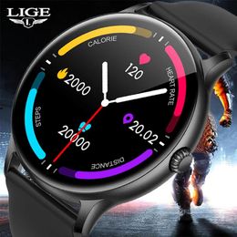 Watches LIGE 2022 Dial Call Smart Watch Men Full Touch GPS Track Sports Fitness Watches Waterproof Men Smartwatch Women For Android IOS