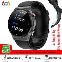 Watches Smart Watch For Accurate Blood Pressure Measurement Of Air Pump Air Bag Heart Rate Spo2 Body Temperature Health Smartwatch Band