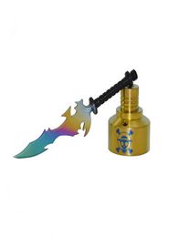 Titanium Carb Cap Dabber Wax Carving Tool High Quality Ti Nail Sword Style Smoking Accessories1109536