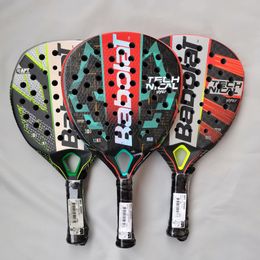 Padel Racket 3k12K Carbon Fibre Surface with EVA Memory Flex Foam Core Tennis Racquets Lightweight For Men Women 240108