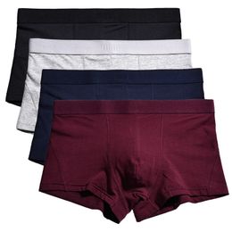 Men's Underwear boxer briefs Soft Comfortable Bamboo Viscose Underwear Trunks 4 Pack XXXL 240108