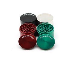 Smoking Electric SharpStone Concave Grinders Herb Grinder Tobacco Sharp Stone and Metal Alloy Flat 4 Layers 40 50 55 63mm8806267