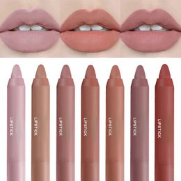 12 Colours Velvet Matte Lipstick Pencil Waterproof Long Lasting Sexy Red Lip Stick Non-Stick Cup Makeup Lip Tint Cosmetic beauty 240106