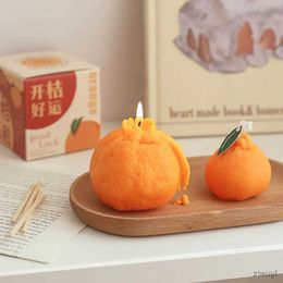 Candles Tangerine Scented Candle DIY Gift Souvenir Small Gift Shoot Imitation Fruit Spring Festval Lucky New Year gift