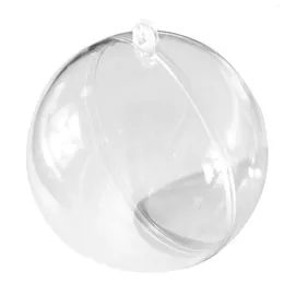 Party Supplies Clear Fillable Ornaments Plastic Ball DIY Pendant Keychain Decoration