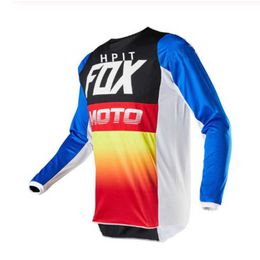 Men's T-shirts Speed Down Cycling Long Sleeve Top Men's Summer Long Sleeve Mountain Bike Cross Country Motorcycle Racing Suit