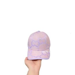 Designer Ball Caps New Candy Colour Old Flower Letter Baseball Hat Fashion Versatile Couple Trendy Duck Tongue Hat High Quality QEYQ