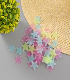 100 pcsSet 3D stars glow shine in the dark Luminous on Wall Glowing Stickers for Kids Room living room Wall Decal Home Decoration8878591