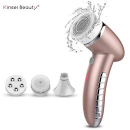 Cleansing Brush 360 Degree Rotation Mini Face Cleaner Deep Pore Blackhead Remover Cleaning Machine Beauty Skin Care Tools 240108