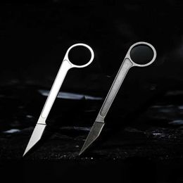 Knife Outdoor Fixed Blade Mini Neck Knife EDC Portable Survival Knife with K Sheath Keychain Tactical Pokcet Knives Rescue Camp Tools