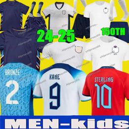 2024 BELLINGHAM KANE STERLING Soccer Jerseys Englands 150 Years 23 24 25 Men Kids Kit Sets MOUNT FODEN SAKA WHITE TOONE BRIGHT RASHFORD _Jersey