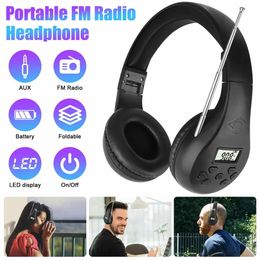 Radio Portable Fm Radio Headphone Radio Receiver Stereo Headset Radio Earphone Receiver for Conference Simultaneous Interpretation