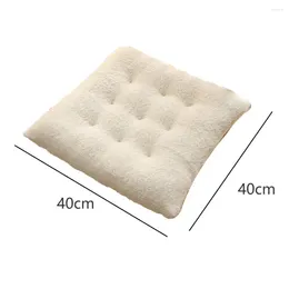 Pillow Seat With Strap Design Plush For Winter Warmth Protection Car Office Chair Room Machine Washable Heating