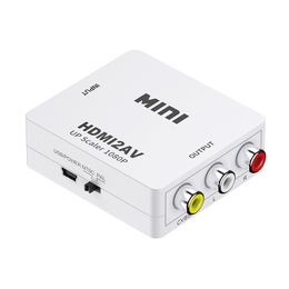 ZK20 Cross-border AV to HDMI video converter 1080P San Lotus RCA monitoring game set-top box to TV