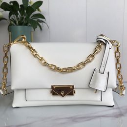 Chain Messenger Bag Women Crossbody Bag Shoulder Bags Designer Handbag Clutch Classic Gold Hardware Buckle Cowhide Genuine Leather Flap Purse Top Quality