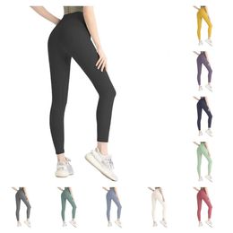 Outfit pants lu Yoga align leggings Women Shorts Cropped pants Outfits Lady Sports Ladies Pants Exercise Fitness Wear Girls Running Leggi