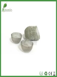 60 Mesh 12mm Round Diameter 8mm height 304 Stainless Steel Domed Bowl Silver Screens Smoking Pipe Philtre screen8752784