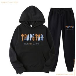 24SS Tracksuit Mens Trapstar Track Suits Hoodie Basketball Football Rugby Two-piece With Womens Long Sleeve Hoodie Jacket Trousers