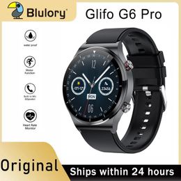 Watches Blulory G6 Pro smart watch IP68 waterproof bluetooth call sports pedometer can control music playback Tianyihexin 3301