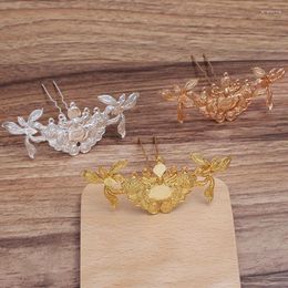 Hair Clips 5 Pieces Metal Forks Bridal Hairwear Stick Vintage Hairpin DIY Accessories Jewellery Making