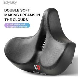 Bike Saddles Ergonomic Bicycle Saddle Long Distance Cycling Widen Thicken Cushion MTB Touring Bike Saddle Comfortable E-Bike SeatL240108