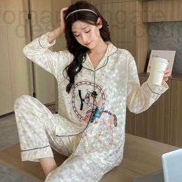 long womens sleeved Womens Sleepwear Designer luxury designer German velvet Pyjamas autumn and winter new sweet cardigan casual wear home clothing warm set F83A